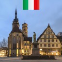 In questa nuova lezione imparerete tutto sulla storia della Stiftskirche di Stoccarda. Si trova nel cuore della città e proprio accanto al Palazzo Vecchio in Schillerplatz. Nel periodo natalizio troverete qui il mercatino di Natale.