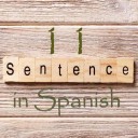Learn 4500 Spanish sentences used in daily life Part 11 of 50