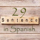 Learn 4500 Spanish sentences used in daily life Part 29 of 50